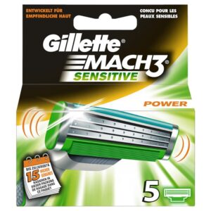 Gillette Mach3 Sensitive Power lisaterad (5 tk) 1/1