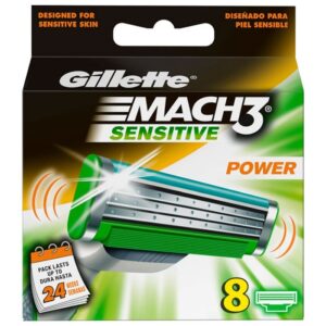 Gillette Mach3 Sensitive Power lisaterad (8 tk) 1/1