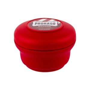 PRORASO Red Shaving Soap In A Jar (Habemeajamisvaht, meestele, 150ml) 1/1