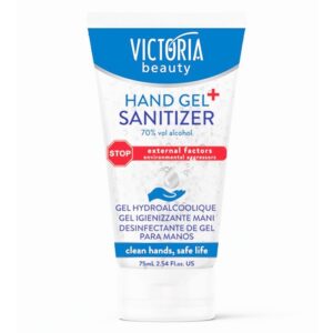 Victoria Beauty hügieeniline kätegeel 70% alkoholi ja käsi hooldavate komponentidega (75 ml) 1/1